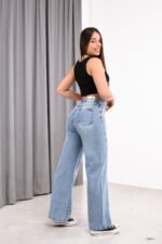 JEAN WIDE RIGIDO CELESTE - Imagen 6