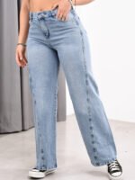 JEAN WIDE RIGIDO CELESTE