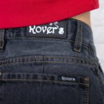 JEAN WIDE RIGIDO GRIS CON ROTURAS - Imagen 8