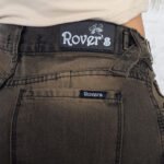 JEAN WIDE RIGIDO MATIZADO NARANJA CON CINTURA REGULADORA - Imagen 8