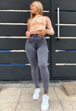 JEAN ELASTIZADO GRIS NEVADO - Imagen 3