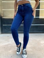 JEAN CLASICO ELASTIZADO AZUL LISO