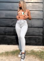 JEANS CLASICO ELASTIZADO GREY - Imagen 5