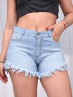 Short Rígido Celeste Playero