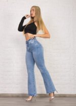 Jean Oxford Elastizado Azul Gastado - Imagen 3