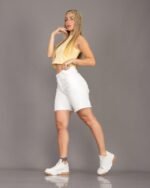 Bermuda Rígida Blanca Natural - Imagen 6