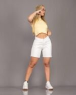 Bermuda Rígida Blanca Natural - Imagen 4