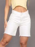 Bermuda Rígida Blanca Natural