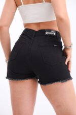 Short Rigido Negro Con Brillos - Imagen 2