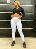 JEAN RE-ELASTIZADO BLANCO - Imagen 7