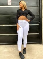 JEAN RE-ELASTIZADO BLANCO - Imagen 6