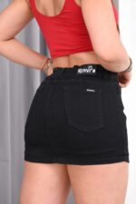 Short Pollera Doble Re-Elastizado Negro - Imagen 2