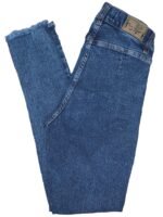 JEANS  RE-ELASTIZADO AZUL NEVADO CON CIERRE EN LA BOTA Y SIN BOLSILLO ATRAS - Imagen 2