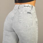 Pantalón Oxford Elastizado Grey Hilo Blanco - Imagen 8