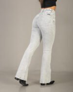 Pantalón Oxford Elastizado Grey Hilo Blanco - Imagen 6