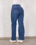 WIDE ELASTIZADO AZUL CON BIGOTES LÁSER - Imagen 5
