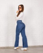 WIDE ELASTIZADO AZUL CON BIGOTES LÁSER - Imagen 6