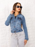 CAMPERA ELASTIZADO AZUL NEVADO - Imagen 3