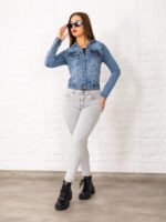 CAMPERA ELASTIZADO AZUL NEVADO - Imagen 2