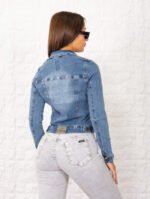 CAMPERA ELASTIZADO AZUL NEVADO - Imagen 5