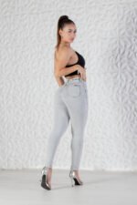 JEAN CLASICO GREY CON COSTURA NEGRO - Imagen 3