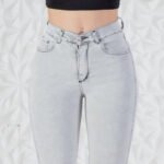 JEAN CLASICO GREY CON COSTURA NEGRO - Imagen 5