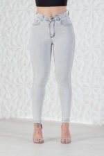 JEAN CLASICO GREY CON COSTURA NEGRO