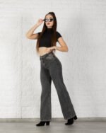 WIDE LEG ELASTIZADO GRIS NEVADO - Imagen 4
