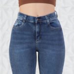 WIDE LEG ELASTIZADO AZUL CON BIGOTES - Imagen 8