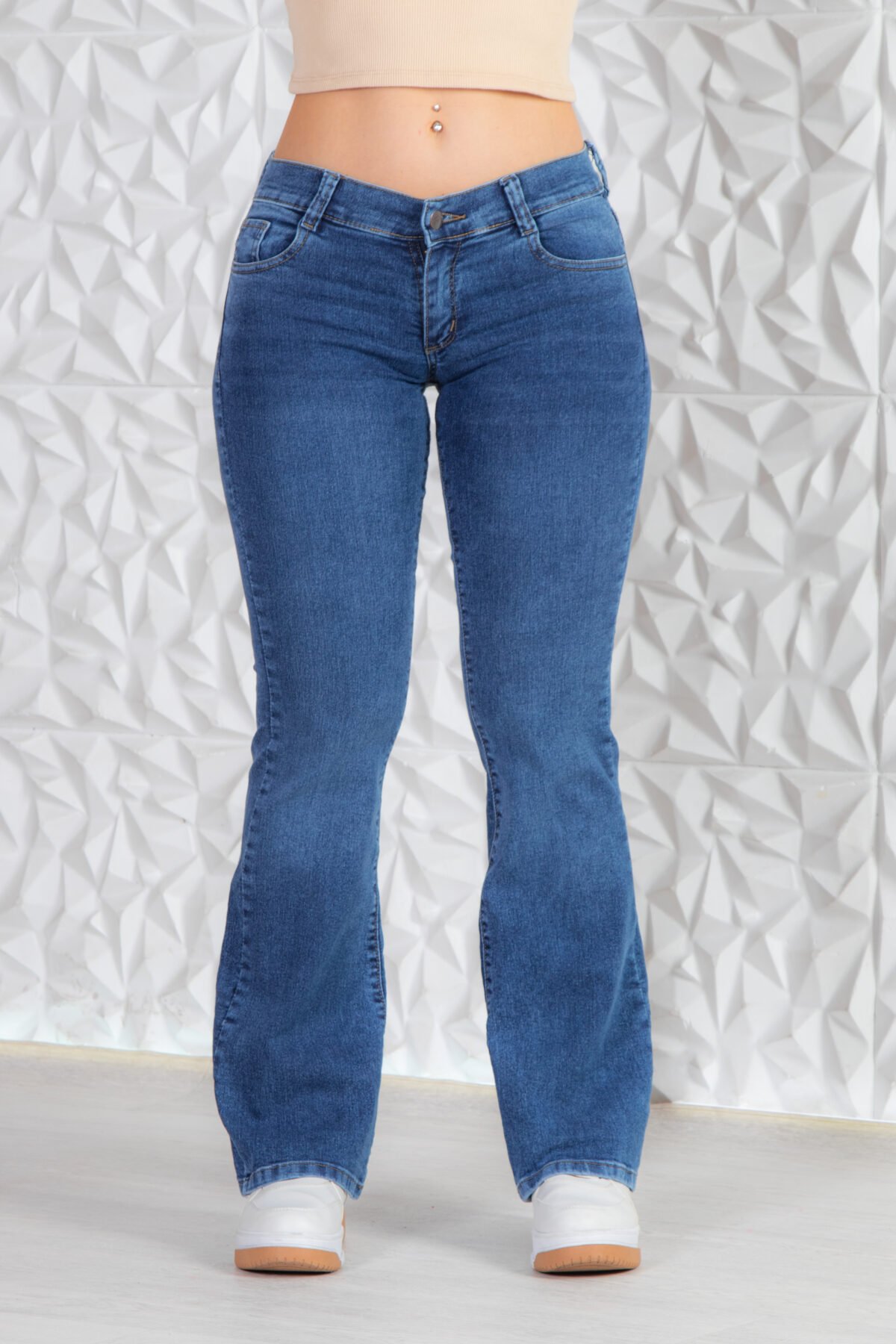 1075-21-jean-oxford-azul-clasico-app-frente OXFORD ELASTIZADO TIRO BAJO AZUL - Imagen 1