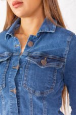 CAMPERA ELASTIZADA AZUL LOCALIZADO - Imagen 8