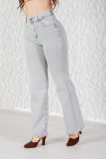 PANTALON WIDE ELASTIZADO GREY - Imagen 2