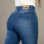 PANTALON CHUPIN AZUL CON ROTURAS - Imagen 9